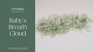 How to Make a Baby&#39;s Breath Cloud for Your DIY Wedding by Flower Moxie