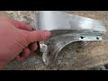 Porsche 911 rear screen aperture repair, Lite Restoration bites