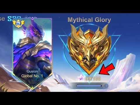 FINALLY TOP 1 GLOBAL GUSION!! + LAST MATCH BEFORE IMMORTAL