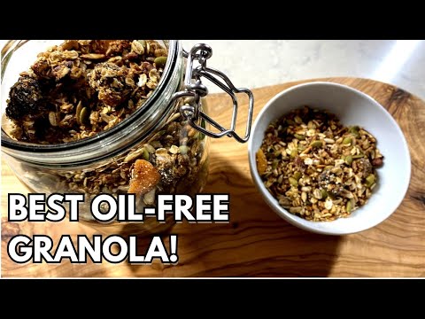 Best Oil Free Granola Crispy & Addictive!