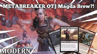 METABREAKER OTJ Magda Brew?! | Mono Red Magda | Modern | MTGO