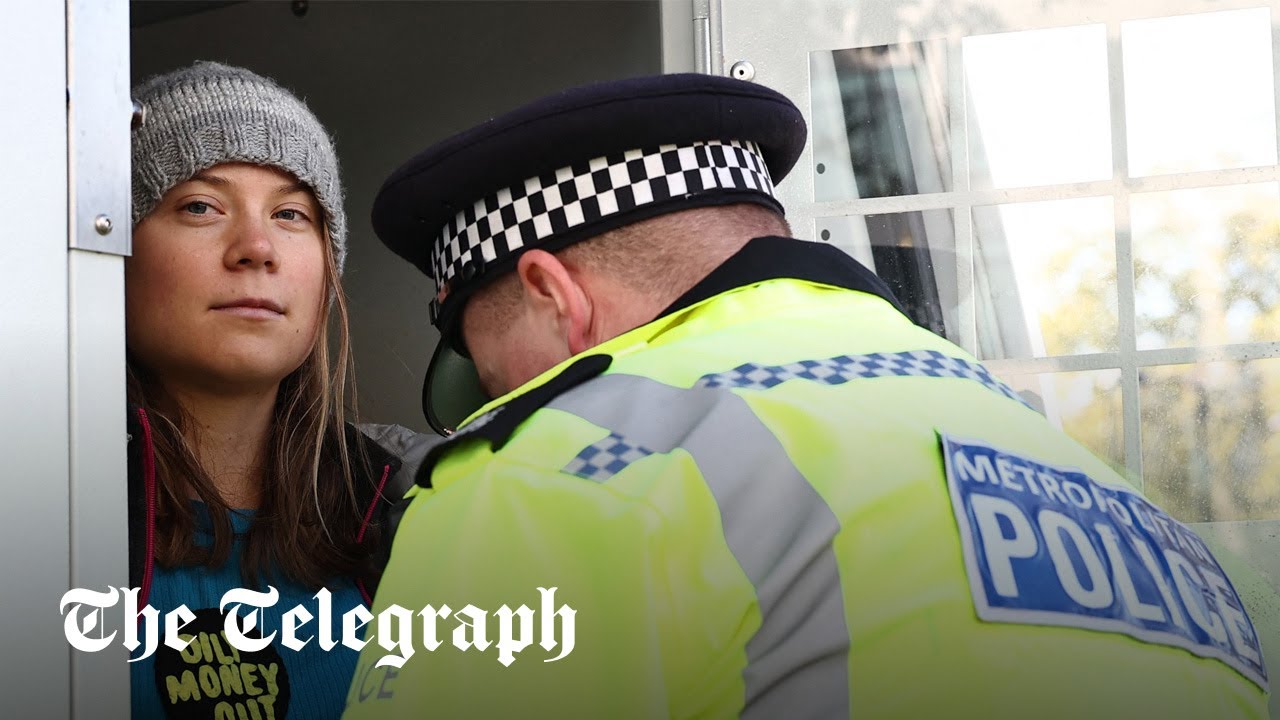 Greta Thunberg arrêtée lors d’une manifestation pétrolière à Londres