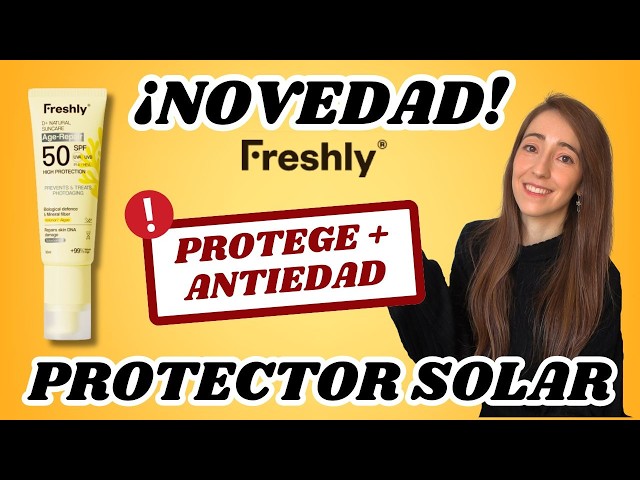 Vídeo relacionado con Freshly Cosmetics - Protector solar mineral SPF 50+ Protector solar (100 ml)