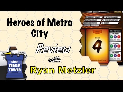 Dice Tower Reviews: Heroes of Metro City