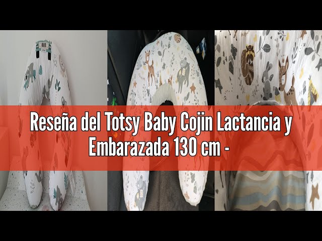 Vídeo relacionado con Totsy Baby Cojin Lactancia y Embarazada 130 cm - Almohada por lactante bebé cojín de Embarazo por Dormir o Cojines Maternidad Minky para Mujeres Embarazadas y Bebe Oeko-Tex Ciervo Gris