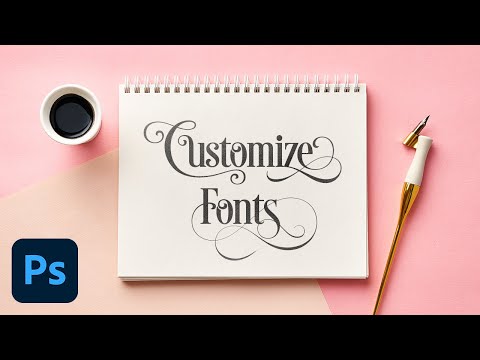 Customize Fonts in Seconds! Photoshop #Shorts