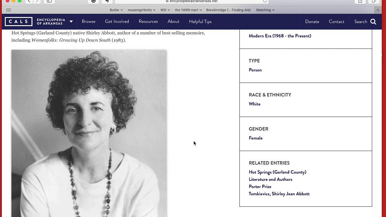 How to Browse and Search the Encyclopedia of Arkansas