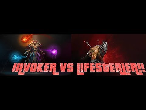 INVOKER VS LIFESTEALER 1V1!! WHO WILL WIN!! DOTA