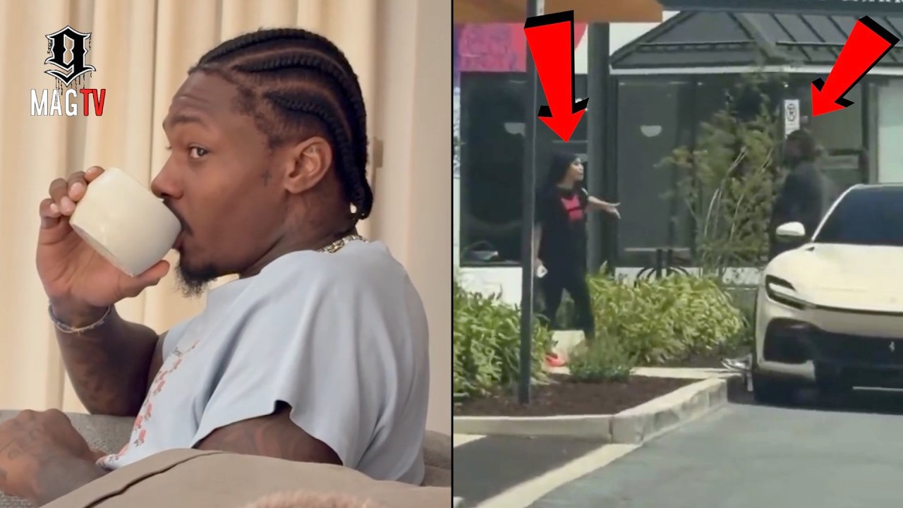 “Cardi B LOSES IT Outside Coffee Shop While Stefon Diggs Keeps Training Like Nothing Happened