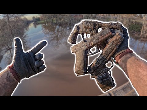 Who's Guns??? Magnet Fishing For Hidden Treasures