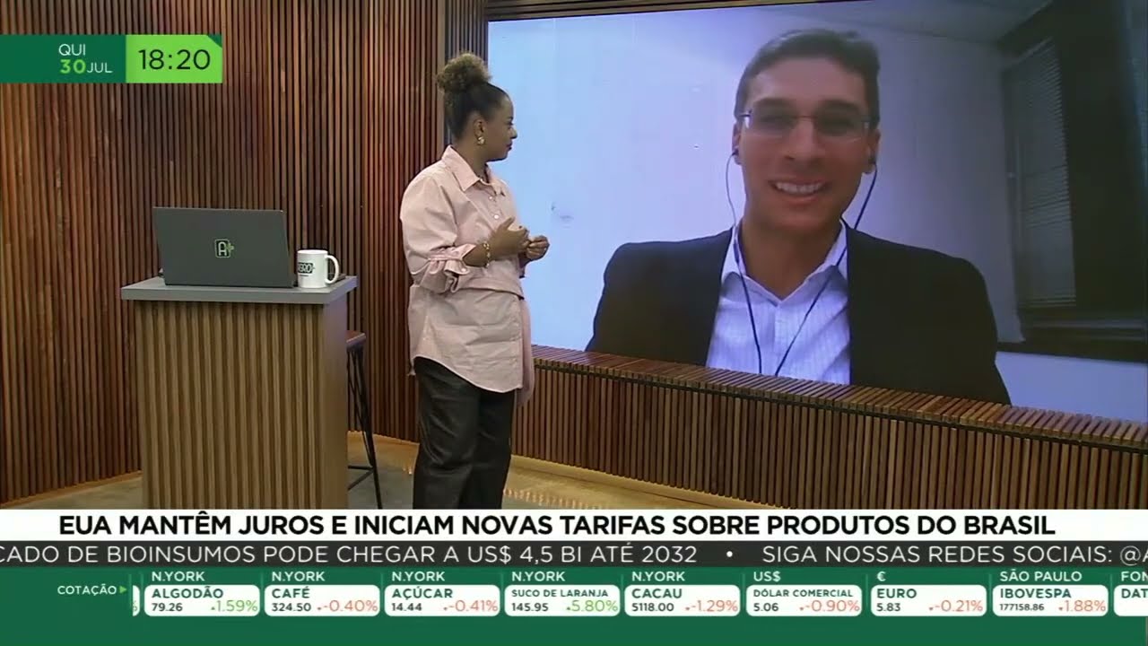 EUA mantêm juros e iniciam novas tarifas sobre produtos do Brasil