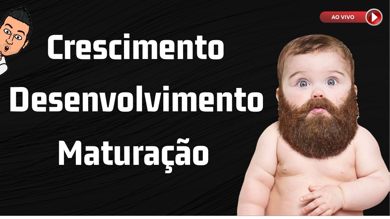 Crescimento, Desenvolvimento e Maturação (Conceitos) - Aula ao Vivo 20