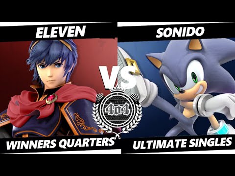4o4 Smash Monthly 22 - GUMP2| Eleven (Marth) vs Sonido (Sonic, Snake) - Winners Quarter-Final