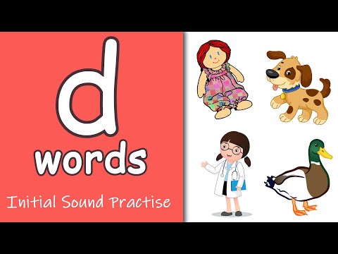 'd' Words | Phonics | Initial Sounds