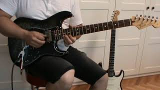 Video thumbnail for Fender FSR Black Paisley Stratocaster 2012 MIM Gibson 57 Classic PU Soundcheck by Tamás Pógyor