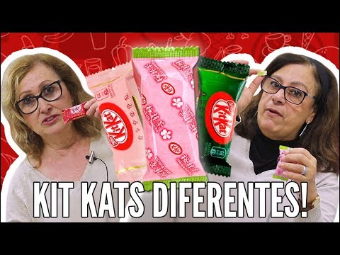 IDOSOS PROVANDO DOCES MODERNOS - KIT KAT DE SABORES ESTRANHOS