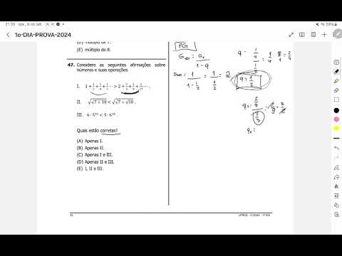 vestibular ufrgs 2024 matemática questão 47