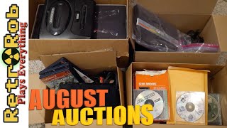 🕹️ My August eBay Video Game Auctions! PS2, Atari, Sega and More! 🕹️