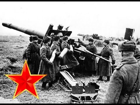 The Artillerymen's Song - russian artillery ww2 - rocket artillery barrage