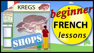 Shops in French | Beginner French Lessons for Children