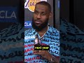 LeBron James: 'I don't want to finish my career playing at this level.' #nba #shorts