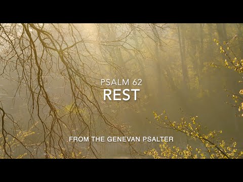 Psalm 62 Genevan Psalter