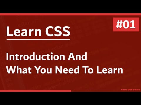 Learn CSS In Arabic 2021 - #01 - Introduction And What I Need To Learn