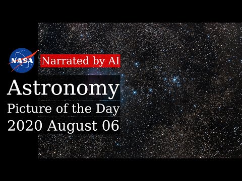 APOD: 2020-08-06 - Messier 20 and 21 (Narrated by Joanna)