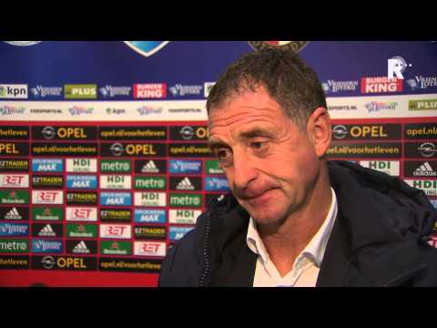 Ernie Brandts na afloop van Feyenoord - FC Dordrecht