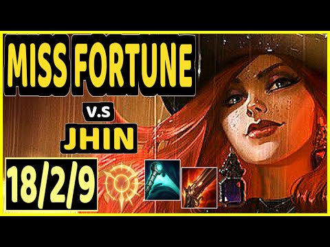 JUZINHO (MISS FORTUNE) vs JHIN - 18/2/9 KDA BOTTOM ADC GAMEPLAY - BR Ranked GRANDMASTER