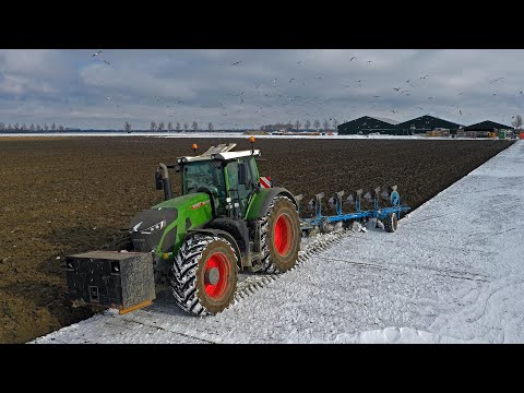 Früher Frühling 2021! | Pflugen im Schnee | Franzen Landbau