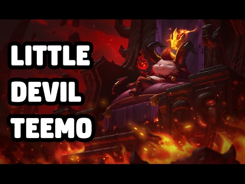 LITTLE DEVIL TEEMO SKIN SPOTLIGHT - LEAGUE OF LEGENDS