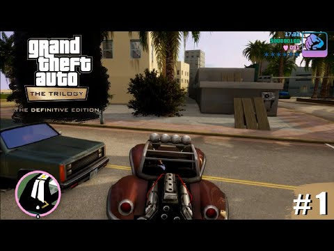 GRAND THEFT AUTO VICE CITY Remastered Walkthrough Part 1 (GTA Definitive Edition)