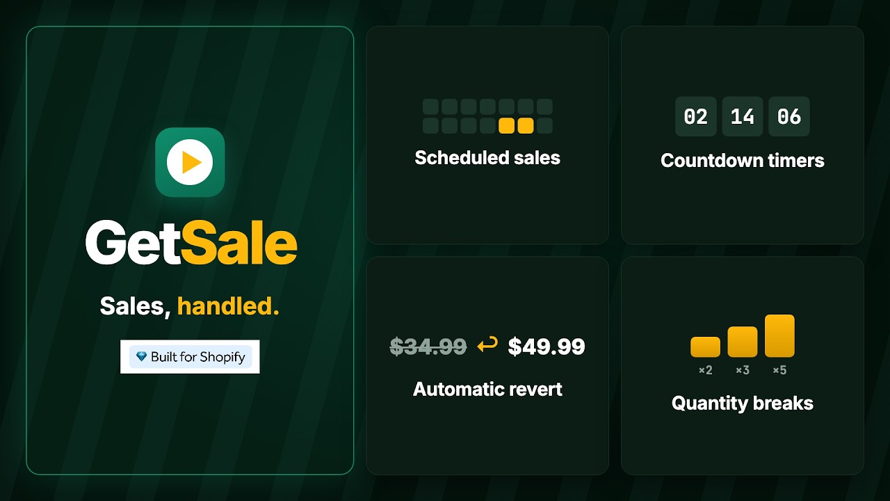 GetSale Bulk Discounts & Sales Demo