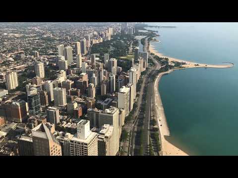 Chicago, Illinois - Birds Eye Shot