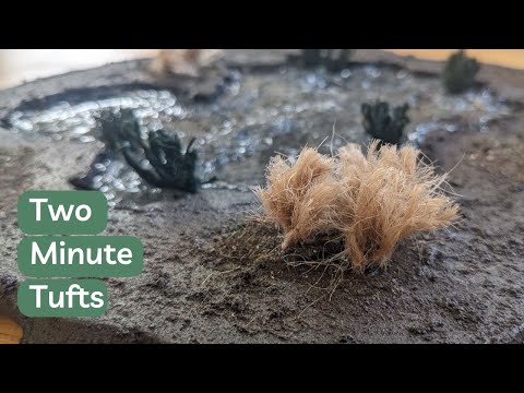 How to Make Grass Tufts, Reeds & Scrub | Tabletop Gaming Terrain/Scenery Tutorial | Quick Easy Cheap