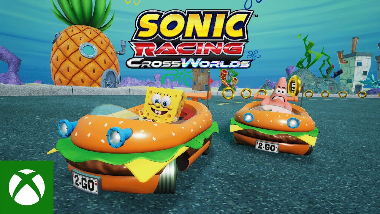 Sonic Racing: CrossWorlds - SpongeBob SquarePants Pack Trailer