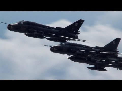 Su-22s Arriving for NATO DAYS 2012