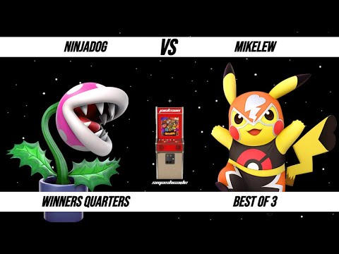 Jackson Smashcade 10 - NinjaDog (Piranha Plant) vs. MikeLew (Pikachu) - Winners Quarters