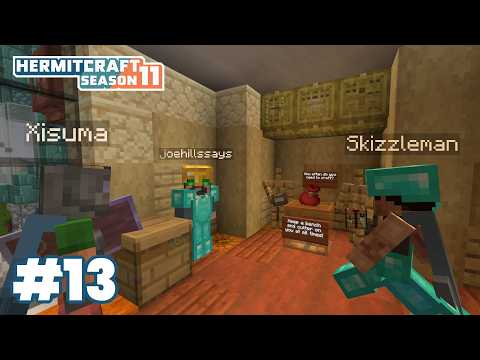 Xisuma invites Skizzleman and Joe Hills to the Bundle Boutique! — HermitCraft 11: ep 13