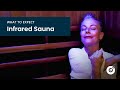 Overview of what to expect during an infrared sauna session at Restore Hyper Wellness.