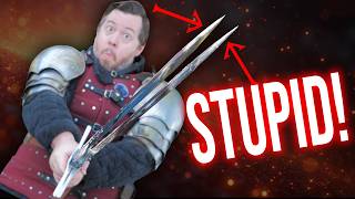 The DOUBLE BLADE SWORD is TERRIBLE! - The WORST pop-culture sword we've EVER TESTED!