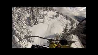 preview picture of video 'Snowscoot Riding - 2013 - Notre Dame de Bellecombe'