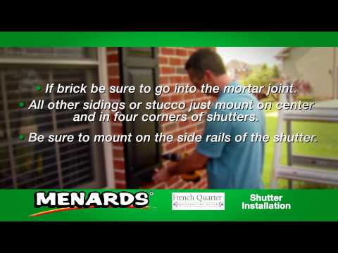 Menards Shutters