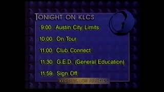 KLCS Schedule Bumper (1996) #1
