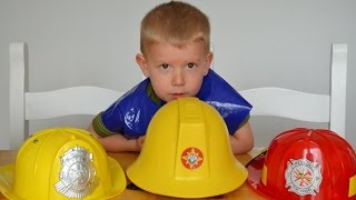 Fireman Sam Kids Surprise Fireman Hats Toys Fire Engine Feuerwehrmann Sam
