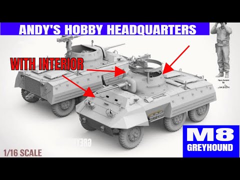 1/16 Andys Hobby M-8 Greyhound without figure - Image 2