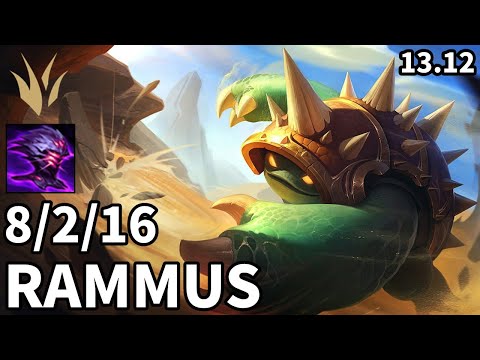 Rammus Jungle vs Nidalee - EUW Master | Patch 13.12