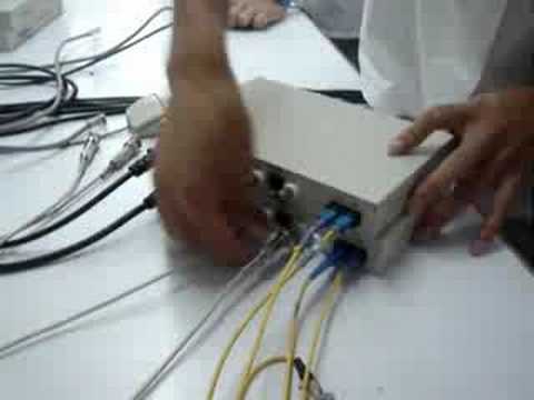 E1 to fiber converter g.703 testing video E1 fiber mode