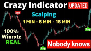 Crazy buy sell indicator  : 1min 5 min  trading strategy for all market